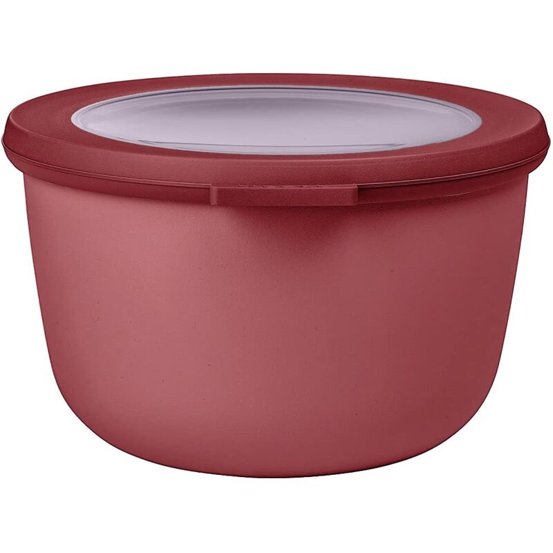 foto del prodotto multi bowl cirqula round contenitori plastica con coperchio adatto come contenitore ermetico per frigo, microonde, congelatore e piatti da