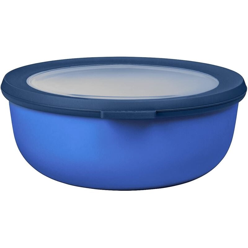 foto del prodotto multi bowl cirqula round contenitori plastica con coperchio adatto come contenitore ermetico per frigo, microonde, congelatore e piatti da