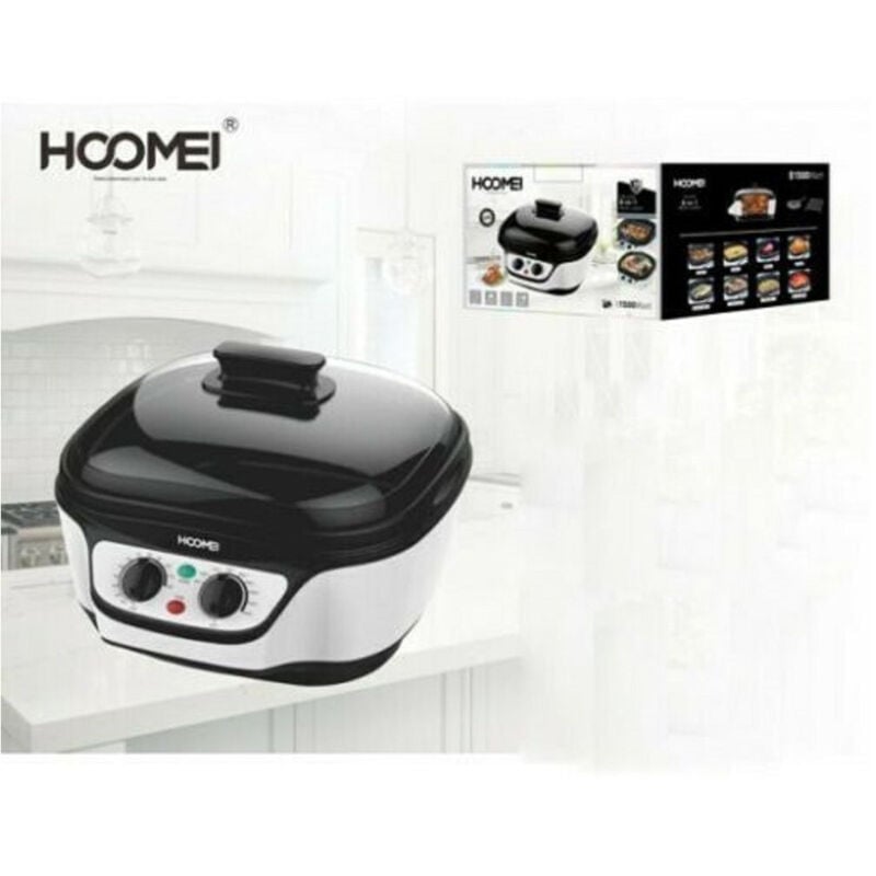 foto del prodotto multi cooker elettrico 8in1 1500w 5lt pentola multifunzione friggitrice fornello - - trade shop traesio