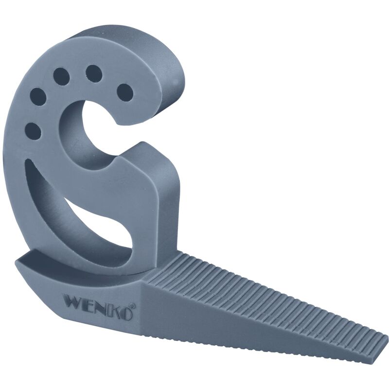 foto del prodotto multi stop fermaporta blu grigio salvadita, tpr, 11.8 x 7.7 x 2.5 cm, blu wenko