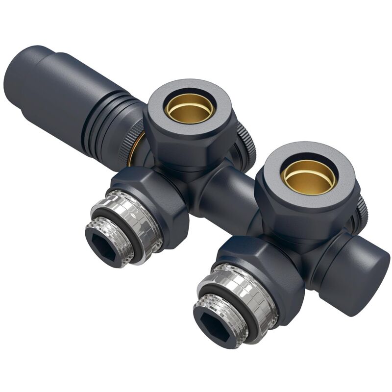 foto del prodotto multiblock - rubinetteria per radiatore, blocco rubinetto, accessori per riscaldamento, angolo e forma passante, valvola per radiatore con termostato