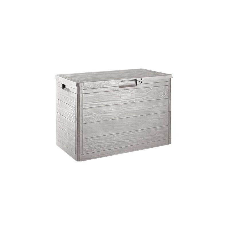 foto del prodotto multibox baule portattrezzi da esterni 160l grigio tortora toomax