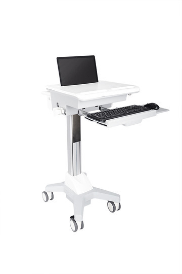 foto del prodotto multibrackets 0766 carrello e supporto multimediale argento, bianco computer portatile carrello multimediale