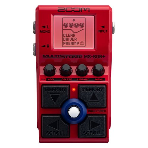 foto del prodotto multieffetto basso zoom multistomp ms 60b red