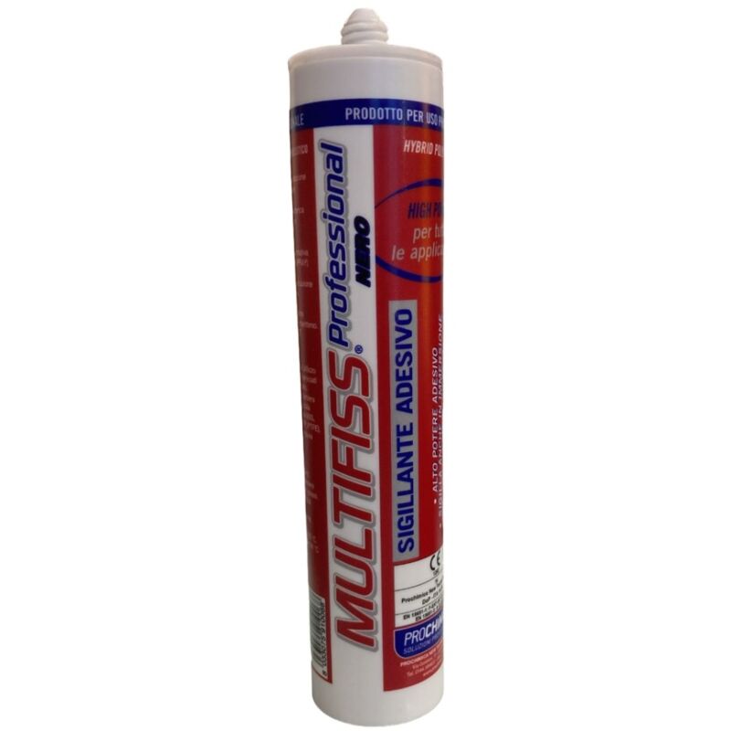 foto del prodotto multifiss nero adesivo sigillante a reticolazione 290 ml