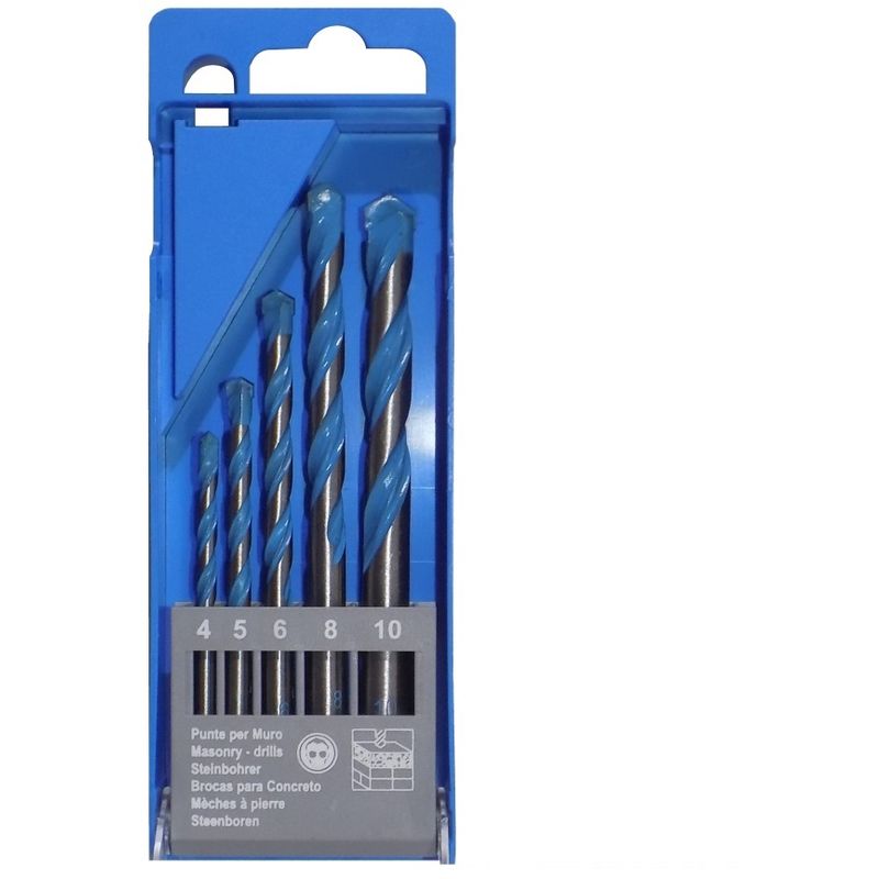 foto del prodotto multik serie assortimento 5 punte multimateriale legno metallo cemento pvc krino