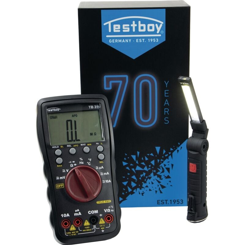 foto del prodotto multim tre tb 316 black edition 600 mv 600 v ac.600 mv 600 v dc true rms testboy