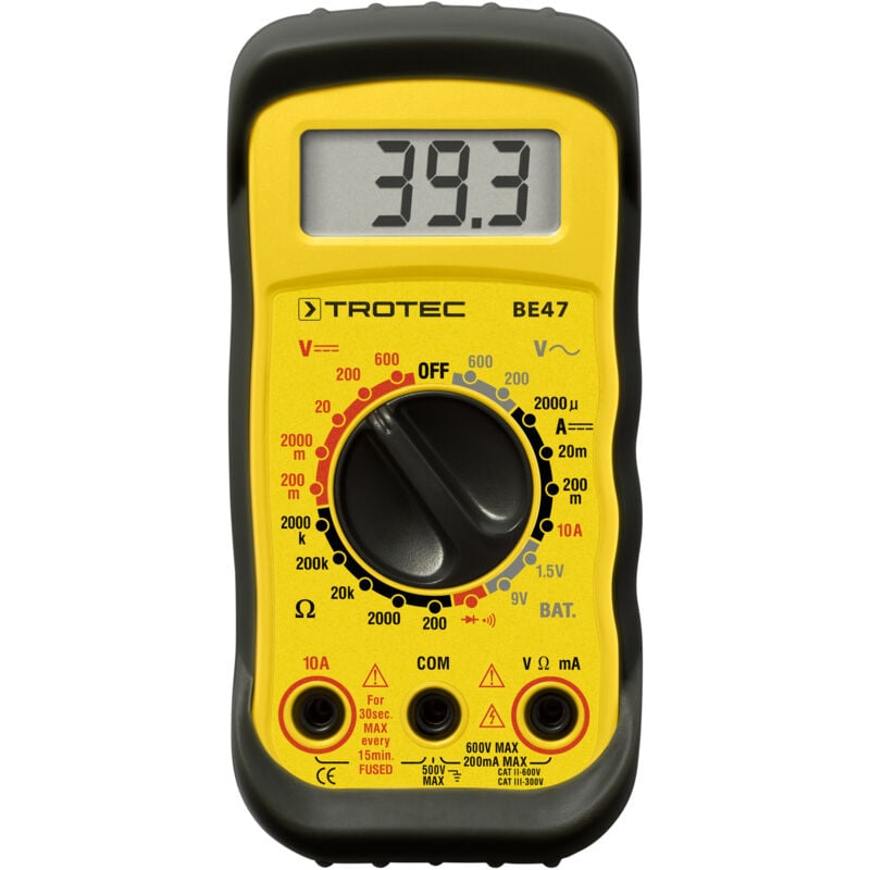 foto del prodotto multimetro be47 trotec