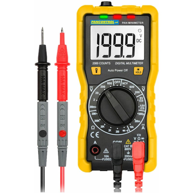 foto del prodotto multimetro digitale cat iii 600v pan minimeter pancontrol