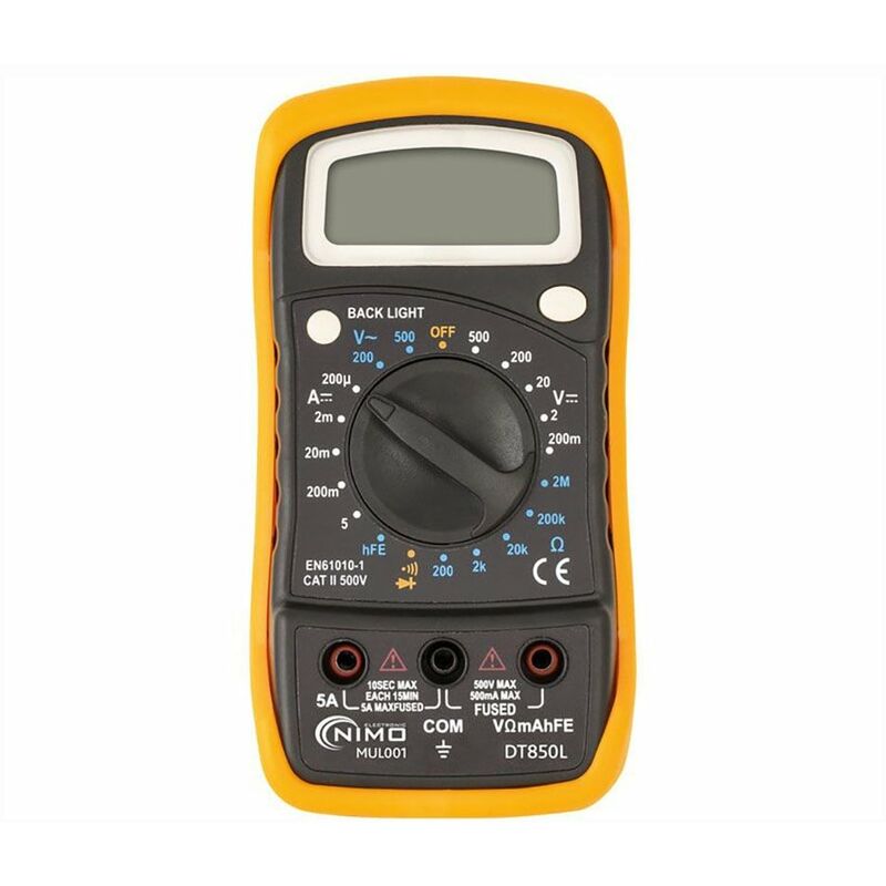 foto del prodotto multimetro digitale mul001 dt850l mul001 dt850l