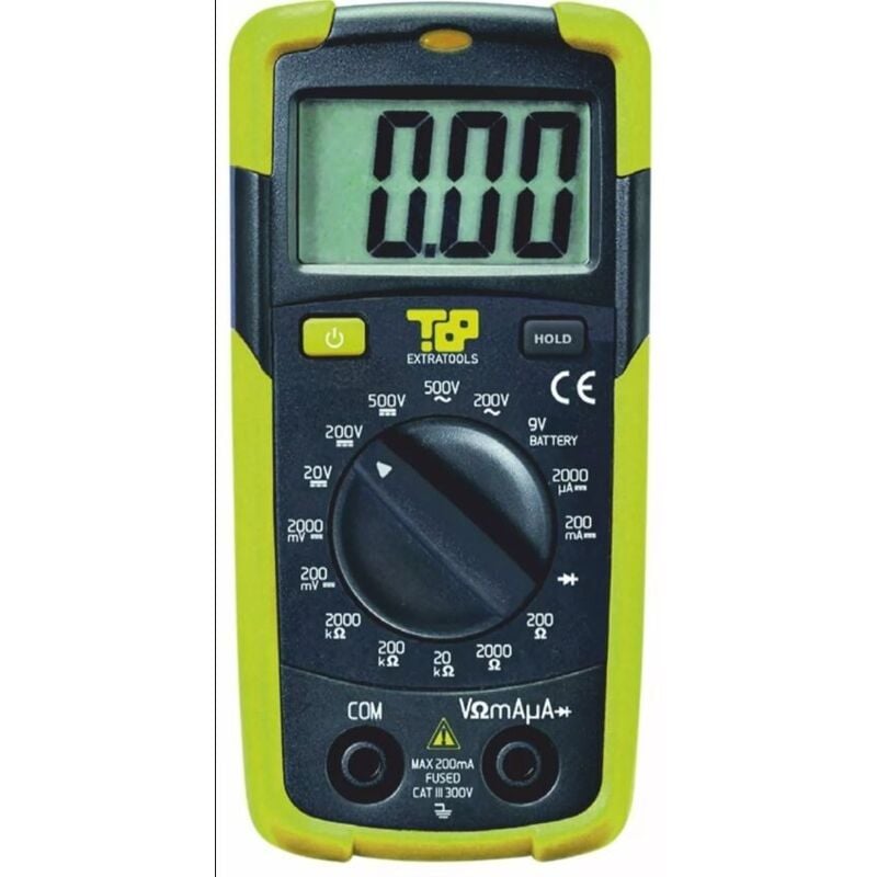 foto del prodotto multimetro digitale portatile te-140 ( etelec cod. te0140 )