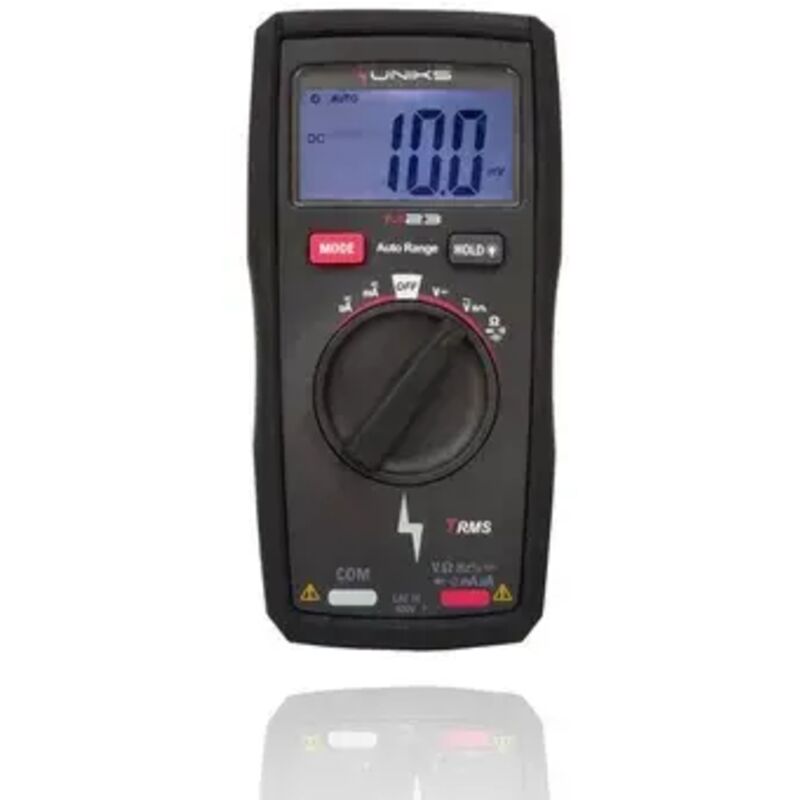 foto del prodotto multimetro slim cat iii 600v con autorange m23 - uniks