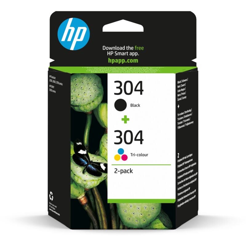 foto del prodotto multipack confezione da due cartucce 304 nero e colore