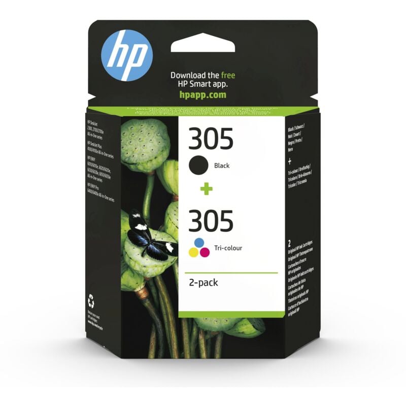 foto del prodotto multipack confezione da due cartucce 305 nero e tricromia