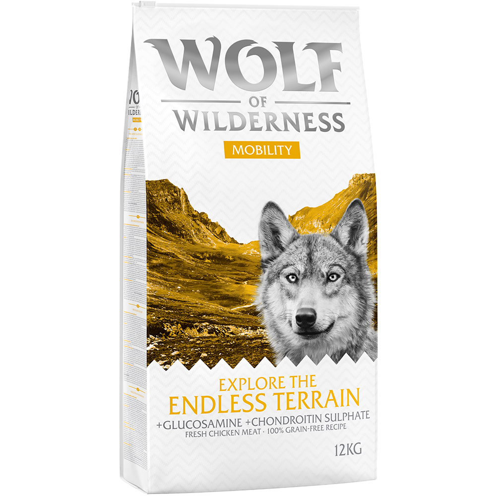 foto del prodotto multipack risparmio 2 x 12 kg wolf of wilderness explore crocchette per cani - explore the endless terrain - mobility