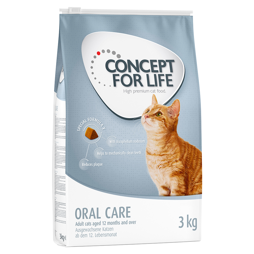 foto del prodotto multipack risparmio 2 x concept for life crocchette per gatti - 2 x 3 kg oral care