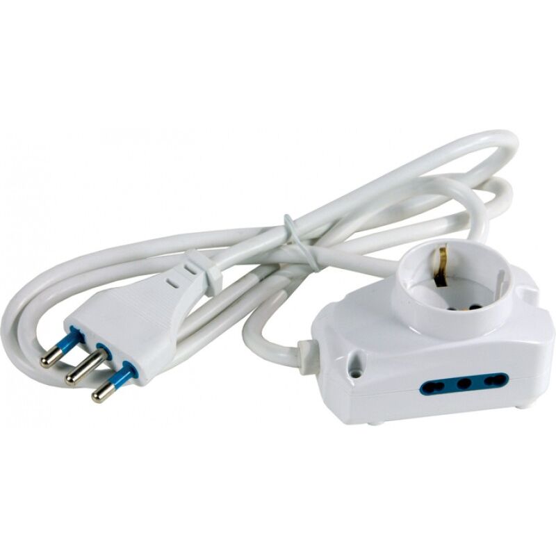 foto del prodotto multipresa 1p. schuko 2p. lat. bipasso maurer cf. blister