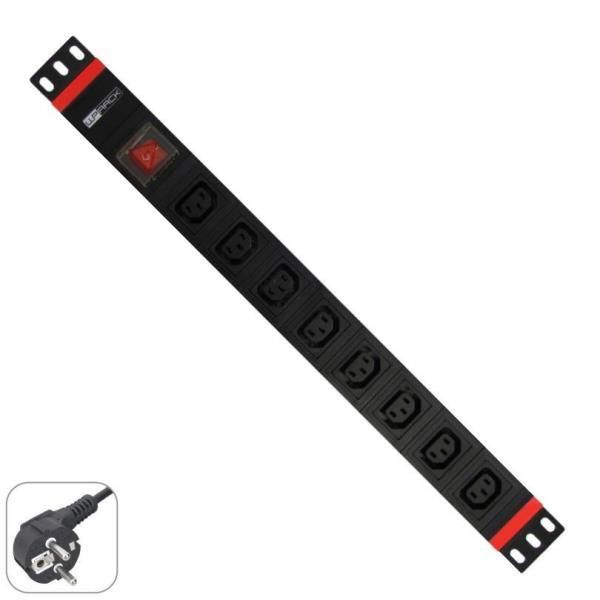 foto del prodotto multipresa 1u 8 prese iec c13 v - wpn-pdu-g05-08