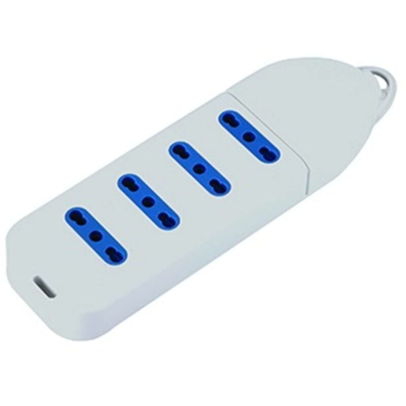foto del prodotto multipresa 4 posti bipasso senza cavo pem2304 w 