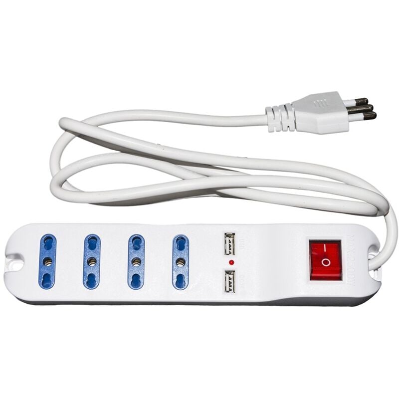 foto del prodotto multipresa 4 posti usb lkmp04usb 