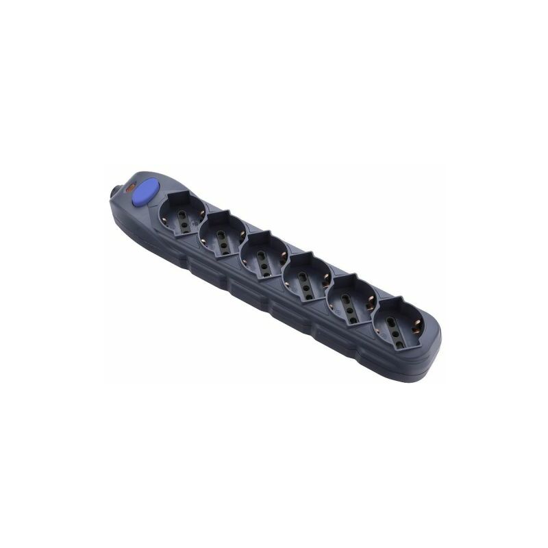 foto del prodotto multipresa 6p bip schuko interr s cavo nero fig.10