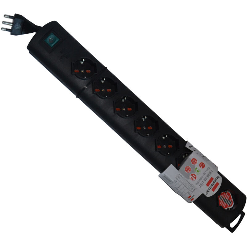 foto del prodotto multipresa 8 posti brennenstuhl primera-line 2 metri nero - 1153305128