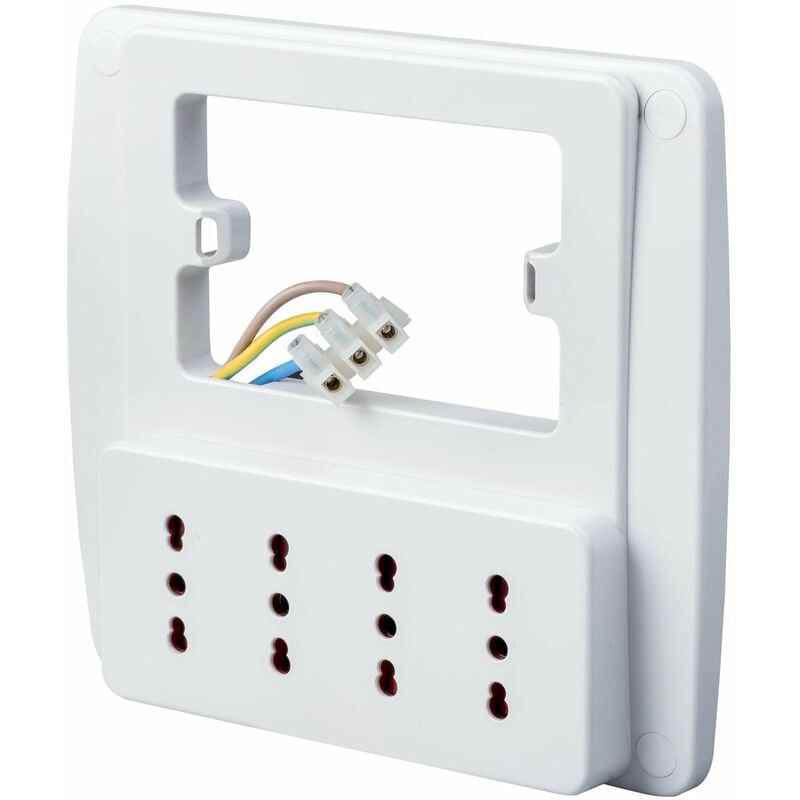 foto del prodotto multipresa da parete smart 4p bipasso rs94130