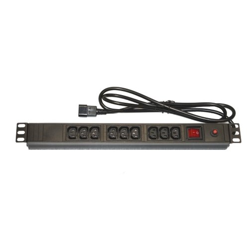 foto del prodotto multipresa link per armadi rack 19 9 prese femmina iec c13