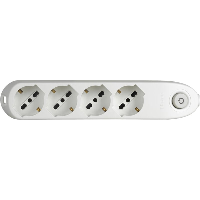 foto del prodotto multipresa poker bticino 4 prese bianco