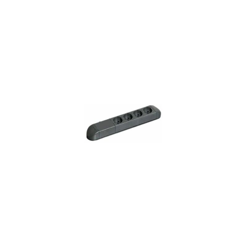 foto del prodotto multipresa senza cavo con 4 prese schuko bipasso 10 16a p40 nera faeg