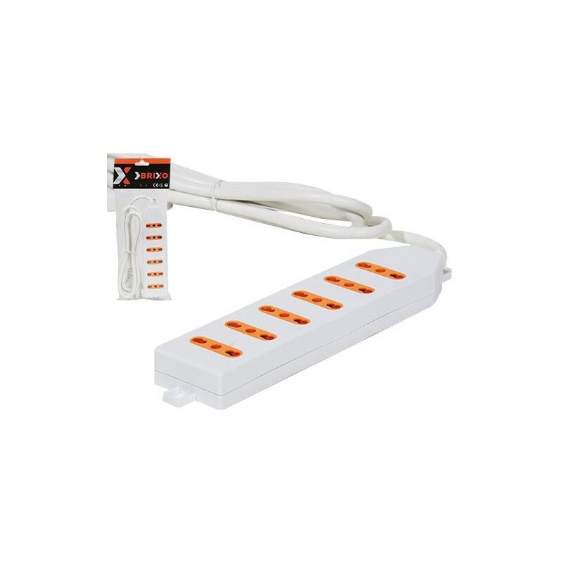 foto del prodotto multiprese brixo 6posti bipasso 10 16a