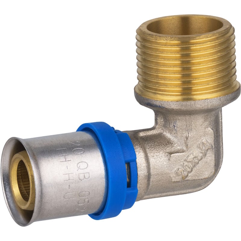 immagine 0 del prodotto multistrato a pressare raccordo a gomito multiprofilo maschio m20x27 20 noyon thiebault