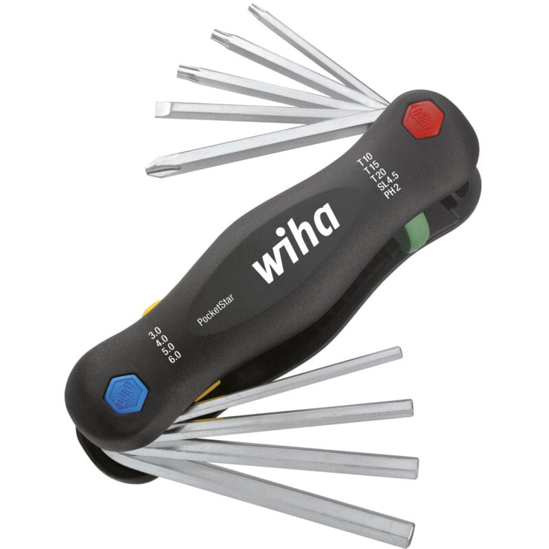 immagine 0 del prodotto multitool pocketstar assortiti 9 pz. 25295 wiha