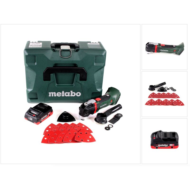 foto del prodotto multiutensile a batteria metabo mt 18 ltx 18v 613021840 compatibile ois starlock 1x batteria ricaricabile 4.0ah custodia - senza