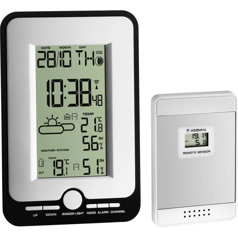 foto del prodotto multy 35.1134.10 stazione meteo digitale senza fili numero di sensori max. 3 tfa dostmann