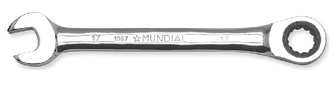 foto del prodotto mundial chiave combinata a cricchetto mm. 8 art.1067