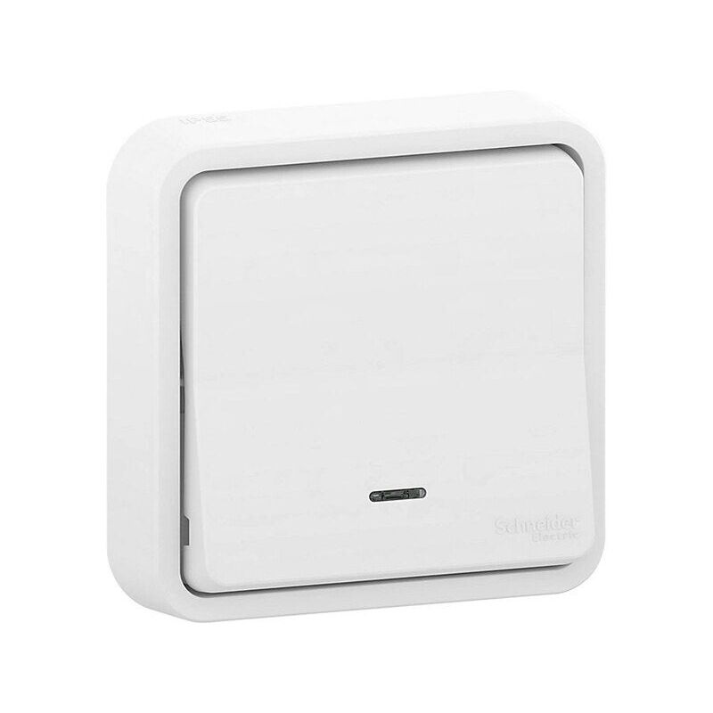 foto del prodotto mureva styl deviatore completo da incasso impermeabile, schneider electric, bianco schneider electric