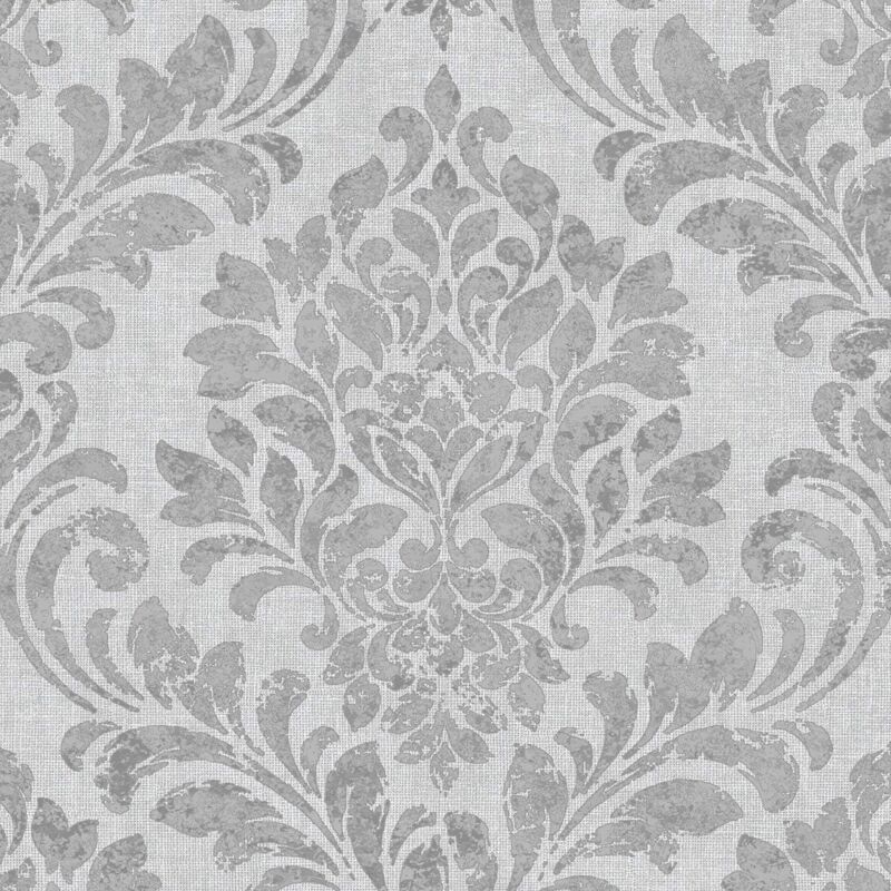 foto del prodotto muriva y l carta da parati eleanor damasco darcy james classic grigio metallico