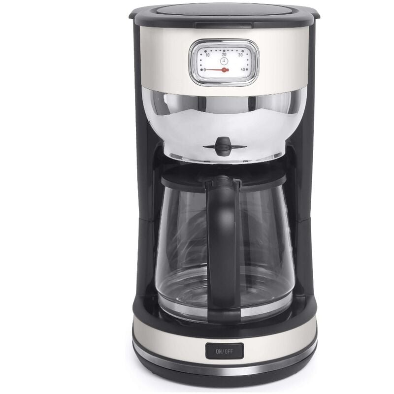 foto del prodotto muse caffettiera con filtro 10 tazze 1000w bianca ms 220sc