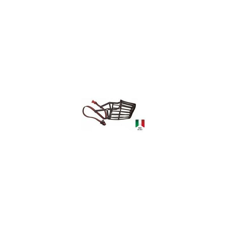 foto del prodotto museruola lupo black 4 croci