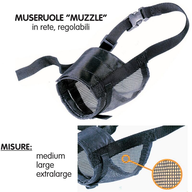 foto del prodotto museruola muzzle net large i