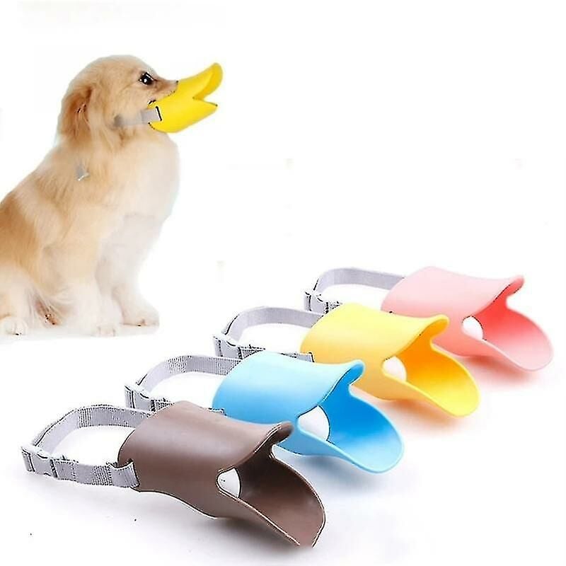 foto del prodotto museruole traspiranti per cani da compagnia cani di grossa taglia smettono di mordere abbaiare masticare anti morso cucciolo a becco d anatra copre