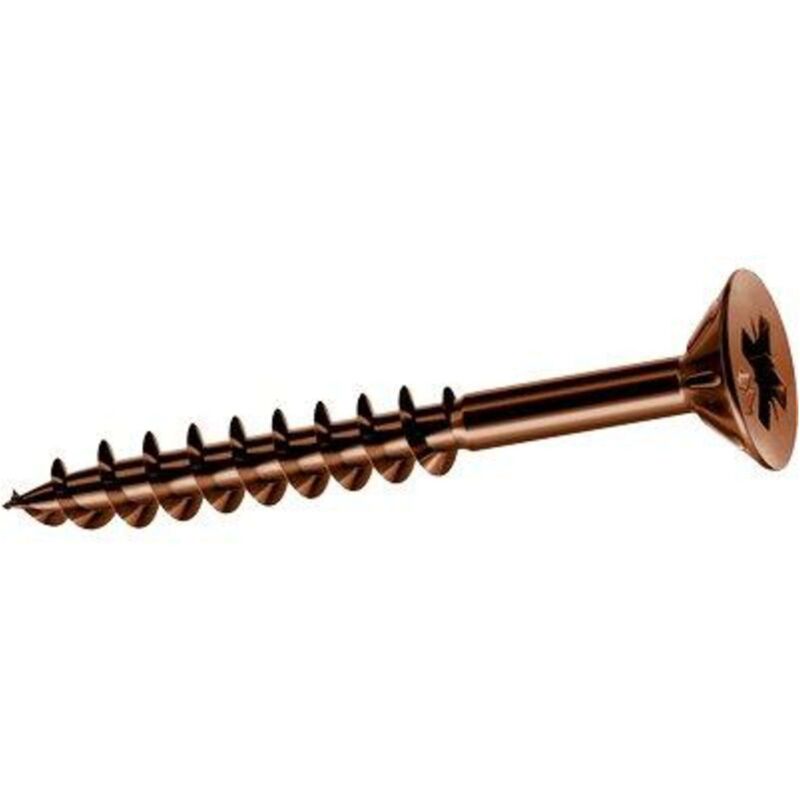 foto del prodotto mustad - viti panel-vit pf testa svasata piana acciaio chromiting - mm.3,5x30 filetto mm.18