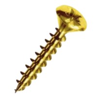 foto del prodotto mustad viti panel vit testa goccia di sego acciaio ottonato mm.3,5x25