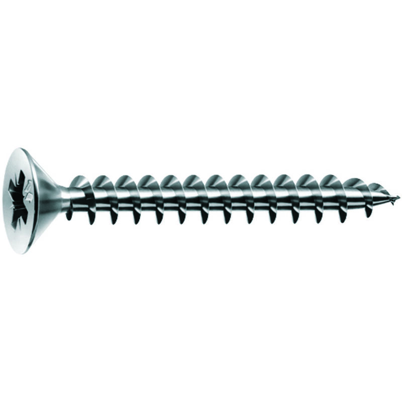 foto del prodotto mustad viti panel vit testa svasata piana acciaio inox mm.4x60