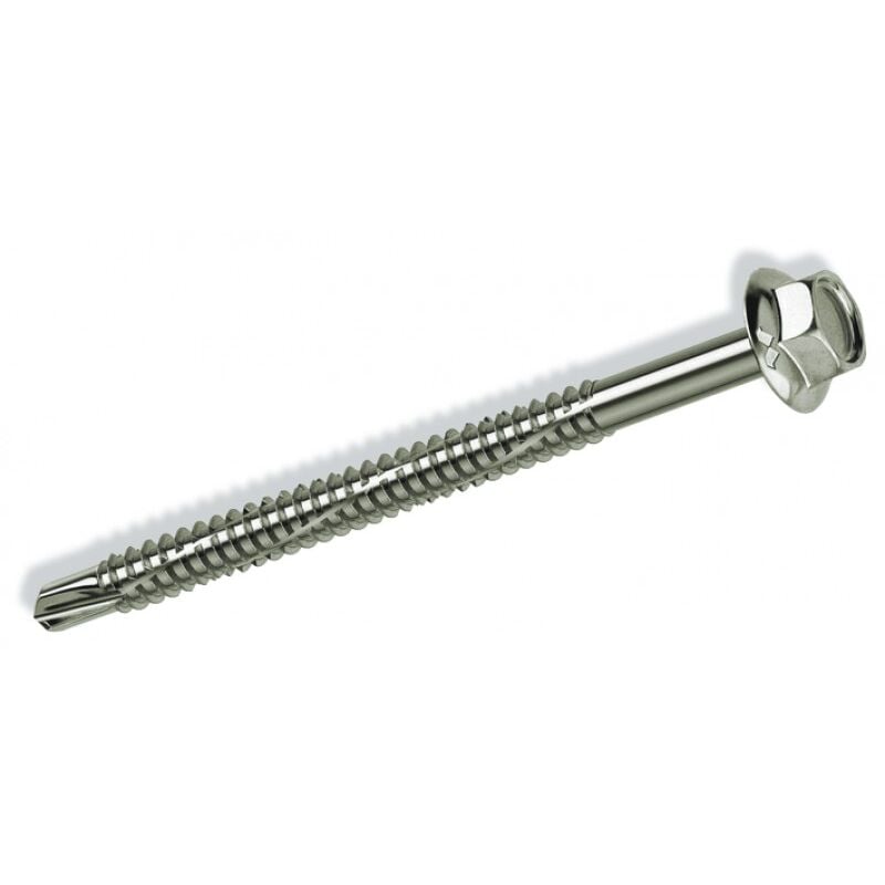 foto del prodotto mustad viti per metallo zincate autoperforanti te 6,3x160 mm tipo kovervit conf. 100 pz