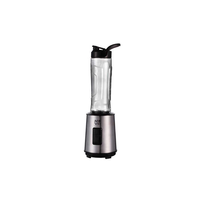 foto del prodotto muvip 300w 600ml frullatore a caraffa 2 velocit corpo e lame in acciaio inox blocco di sicurezza luce led