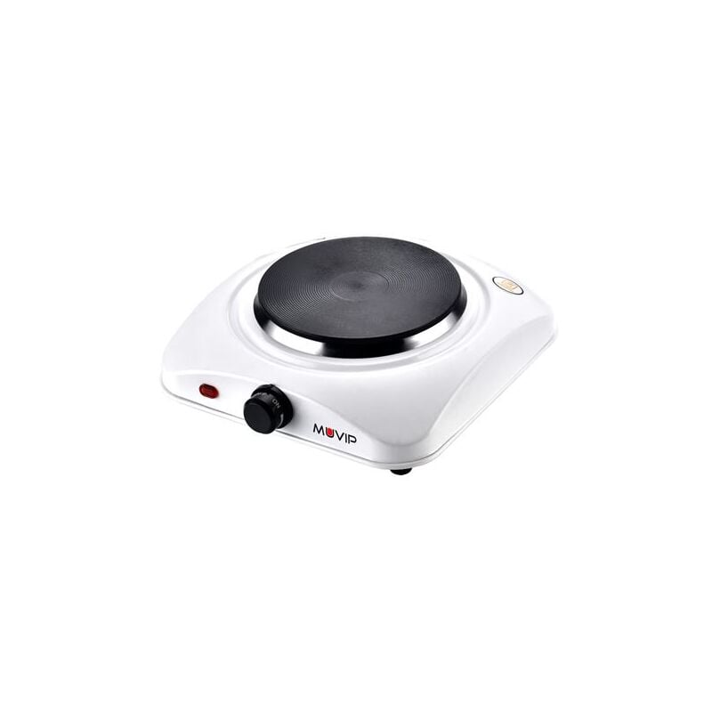 foto del prodotto muvip fornello elettrico 1 bruciatore 1000w 5 livelli dede potenza colore white
