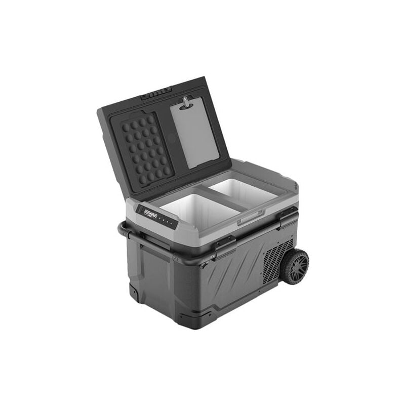 foto del prodotto muvip frigorifero de compressore su ruote 40 litri 60w dual zone compressore silenzioso colore nero