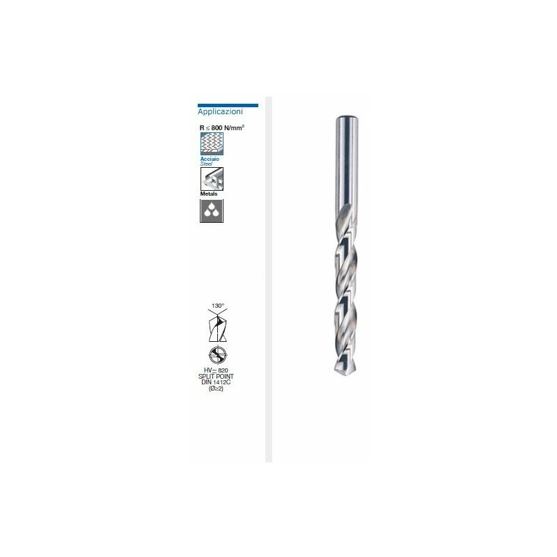 foto del prodotto mw tech krino 01070 punta punte elicoi cilindriche rettificate hss serie corta per ferro 9.5 mm 9.5 mm